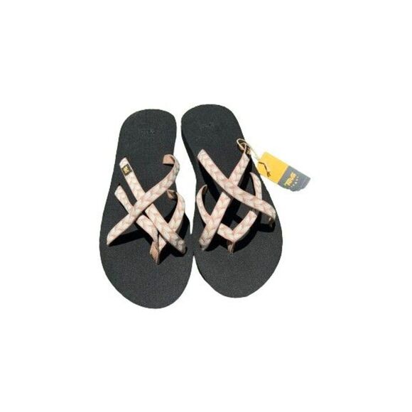 Teva Women's Olowahu Sandals Black/Multi Size 10 Comfort Stylish For Summer Fun - Picture 6 of 13